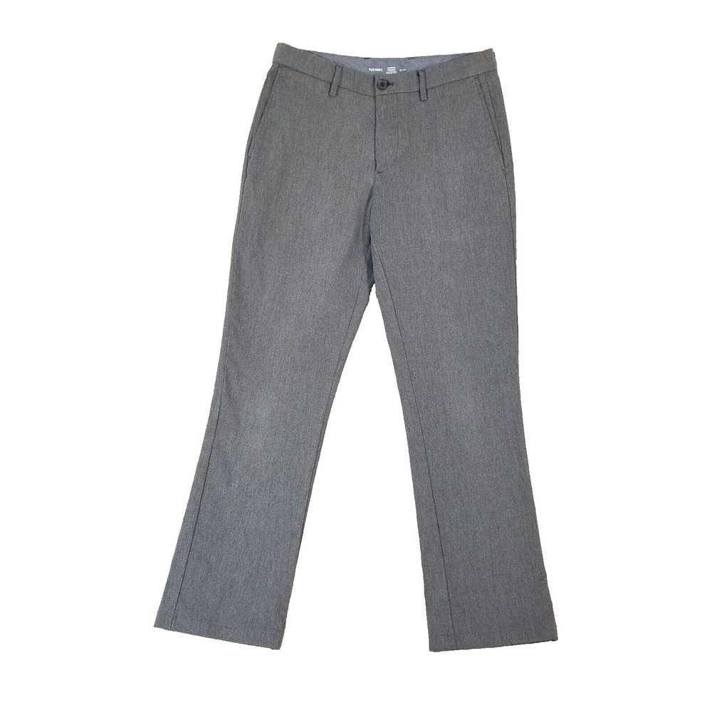 Old Navy Pants Men 32x31 Gray Ultimate Straight Chino Flex Stretch Preppy Casual